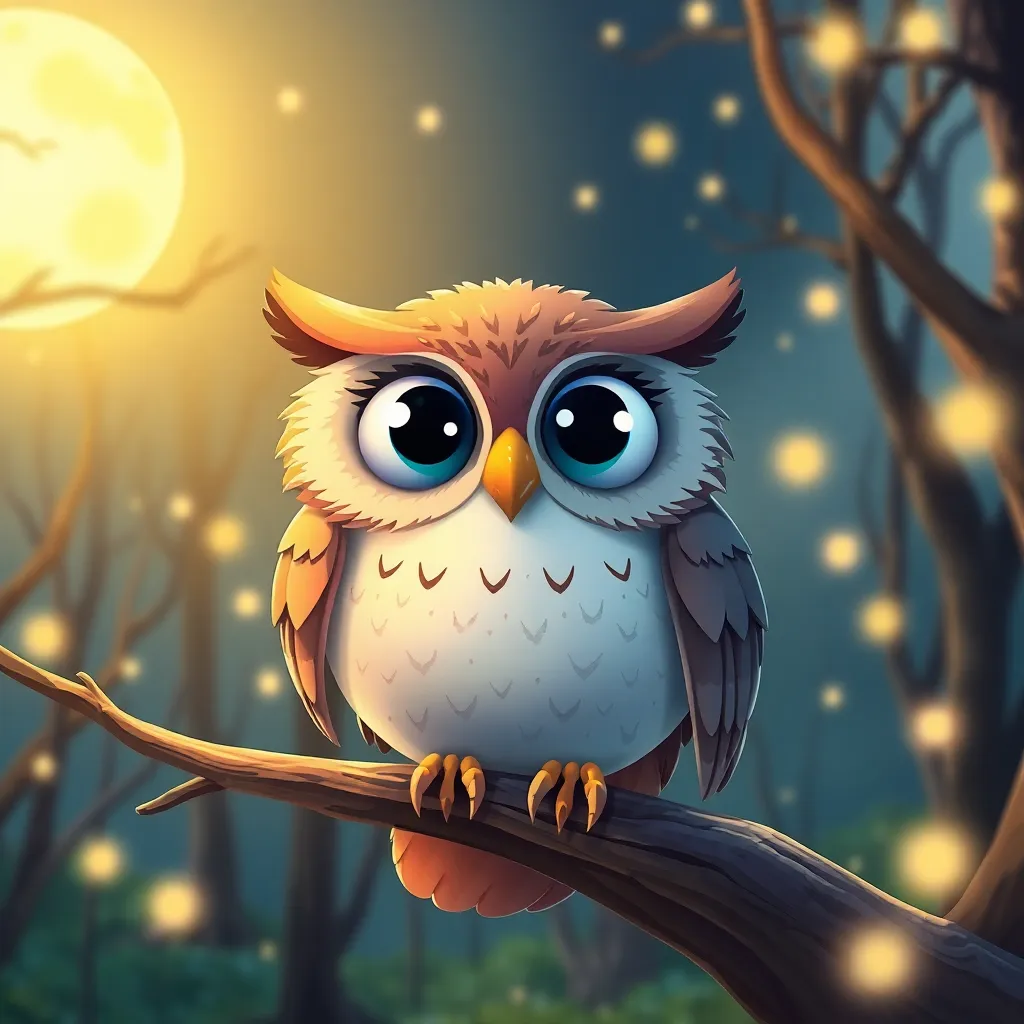 Karanlığın Sırlarını Fısıldayan Baykuş