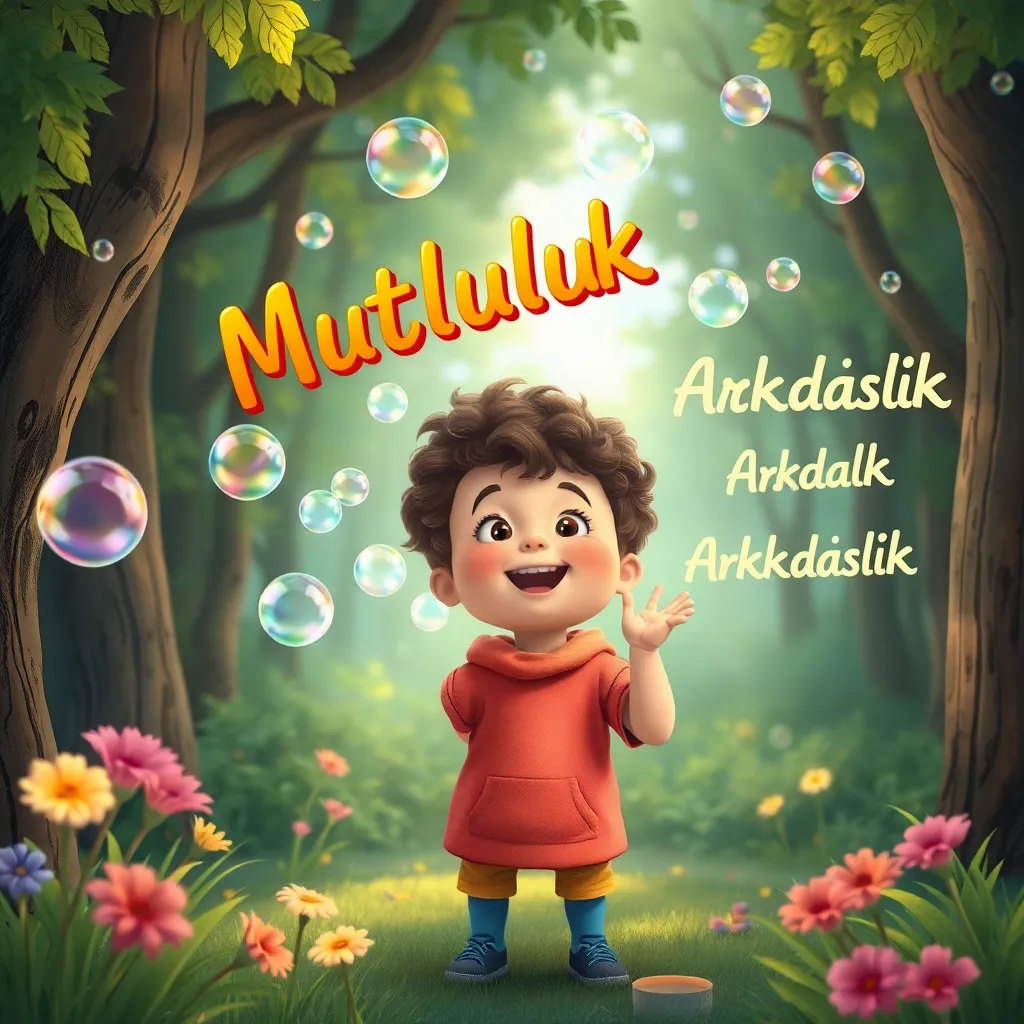 Baloncuk Sihirbazı ve Renkli Kelimeler Ormanı