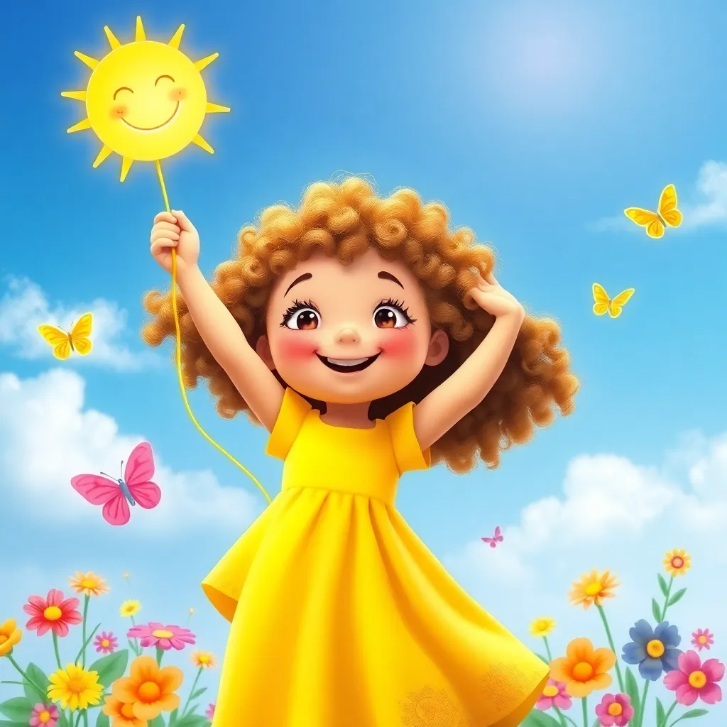 Güneşin İpini Tutan Kız ve Renklerin Dansı