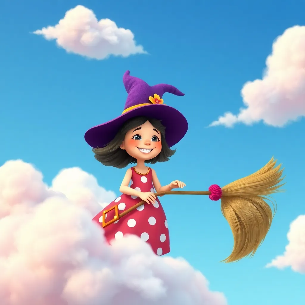 Bulut Süpürücü Cadı ve Gökkuşağı Tozu