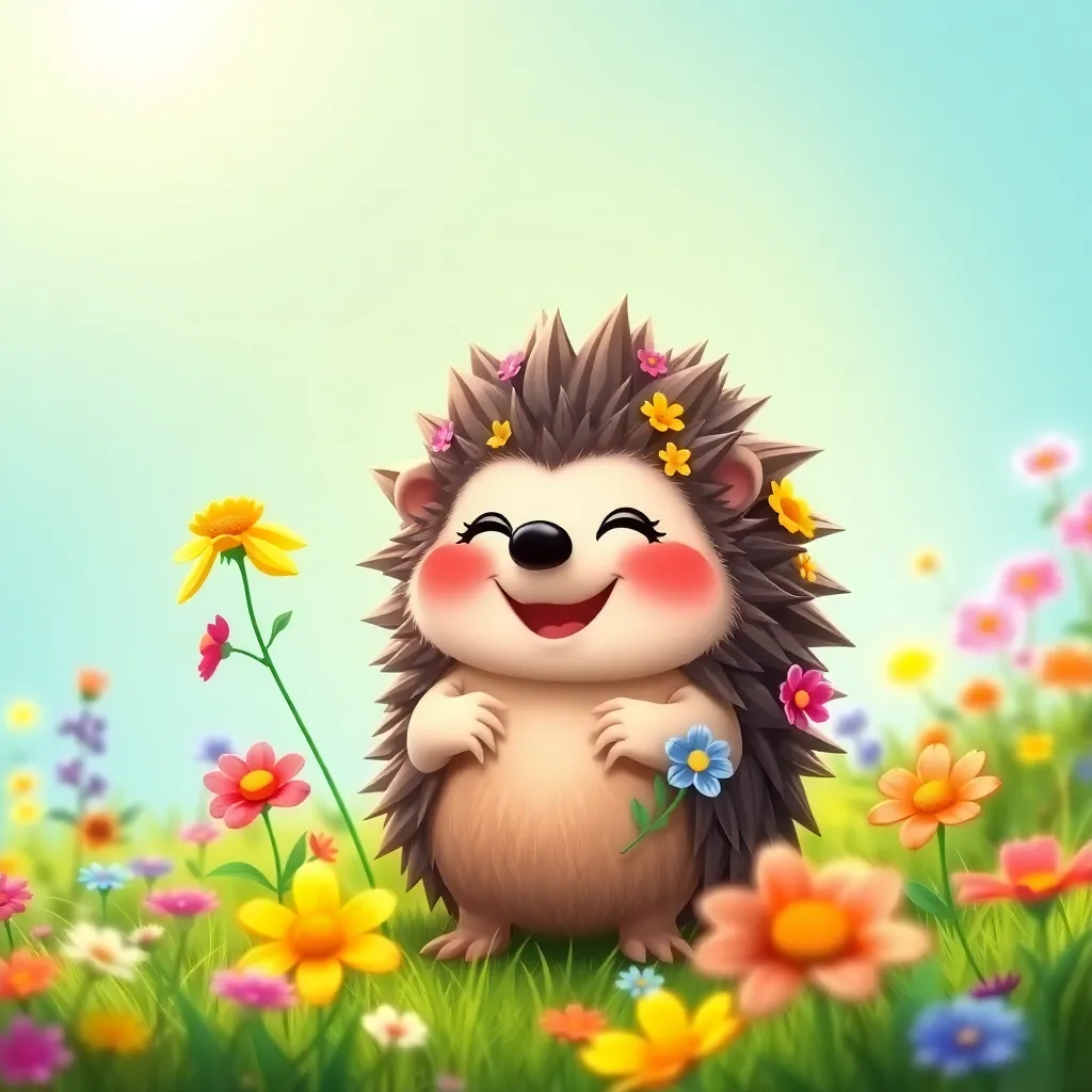 Kirpi Piko'nun Çiçekli Dokunuşu